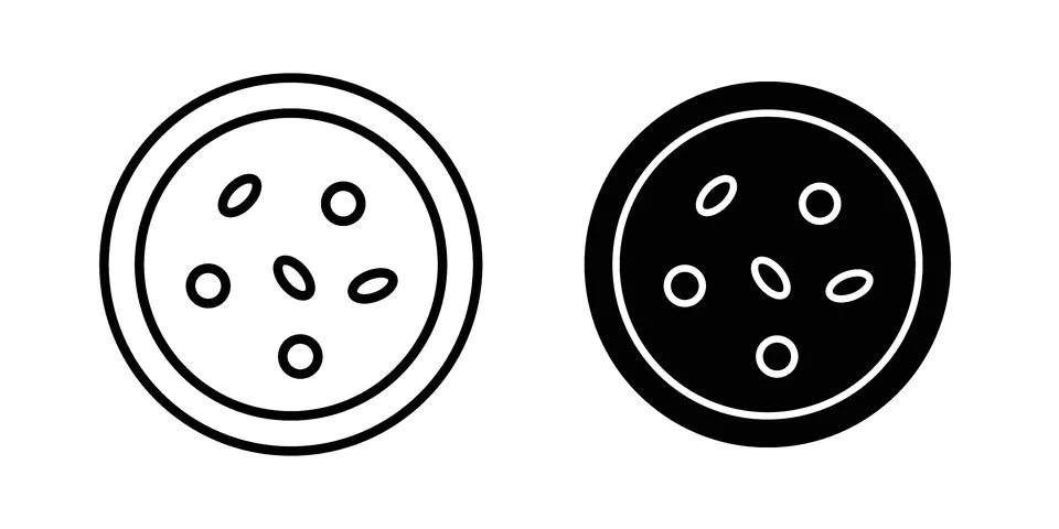 Human cells icon set. Vector EPS 10 Stock Illustration
