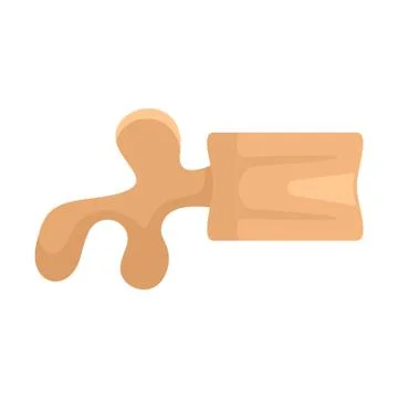 Human cellule icon, flat style 스톡 일러스트