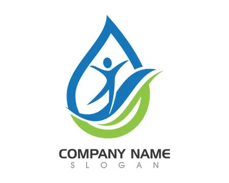 Human character logo sign Stock Illustration