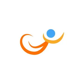 Human character vector design template illustration 스톡 일러스트