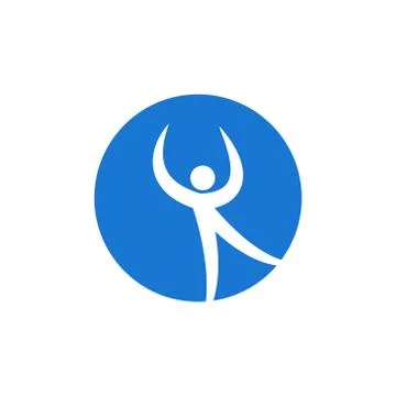 Human character vector design template illustration Stock Illustration