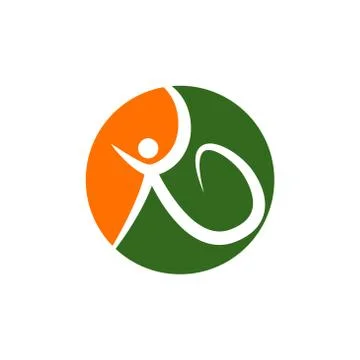 Human character vector design template illustration Illustration