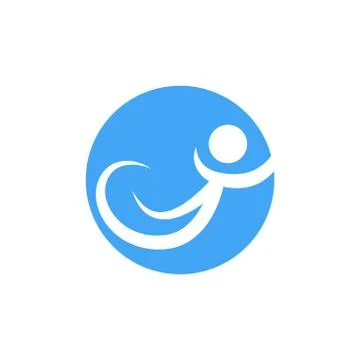 Human character vector design template illustration 스톡 일러스트