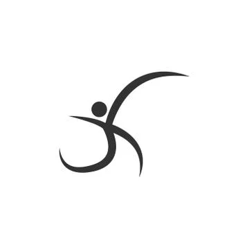 Human character vector design template illustration Stock Illustration