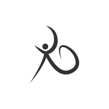 Human character vector design template illustration 스톡 일러스트