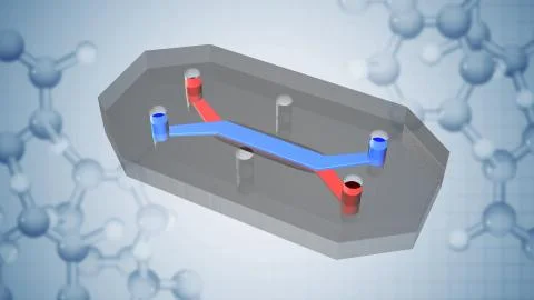 Human on a CHIP Stock Illustration