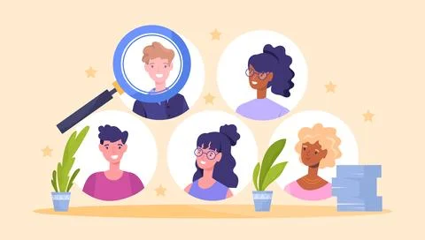 Human choice concept Stock Illustration