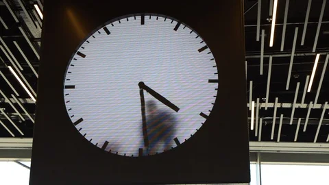 HUMAN cLOCK Stock Footage 99869063