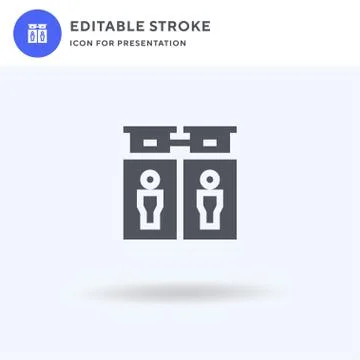 Human Clone icon vector, filled flat sign, solid pictogram isolated on white Stock Illustration