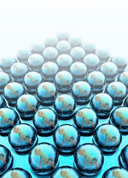 Human cloning, conceptual artwork Stock Illustration