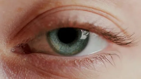 Human Close up eye blinking, Blinking Eyes 스톡 동영상 277200585