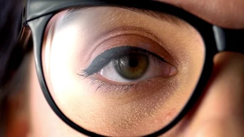 Human Close up eye blinking, Blinking Eyes Video stock 277201482
