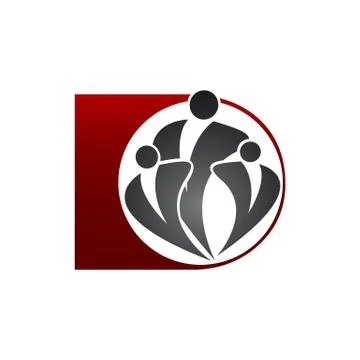Human community logo template vector illustration icon design Stock Illustration