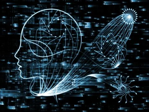 Human Composition Illustrazione stock