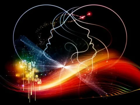 Human Composition Illustrazione stock