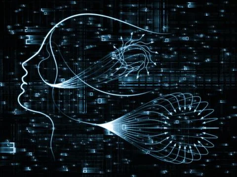 Human Composition Illustrazione stock