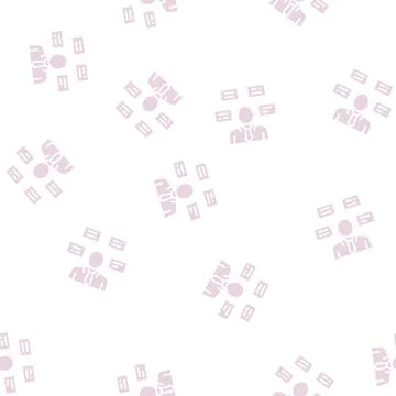 Human comprehends tasks glyph seamless pattern イラスト素材