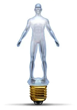 Human Creative Power Stock Illustration