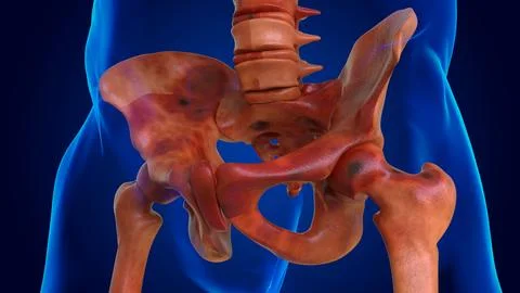 Human damage skeleton all bones for medical concept 3D Stock-Illustration