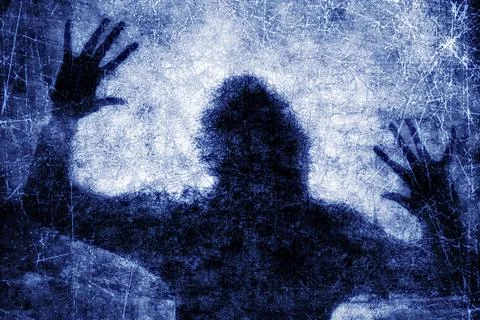 Human in danger Stock Illustration