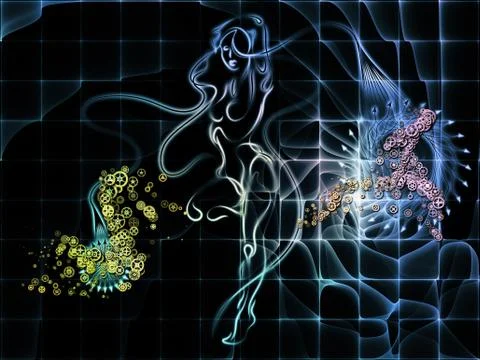 Human Design Illustrazione stock