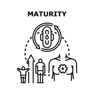 Human development and maturity vector concept Stock Illustration
