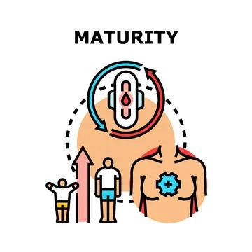 Human development and maturity vector concept Stock Illustration