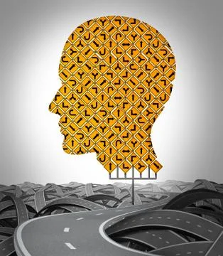 Human direction Ilustración de archivo