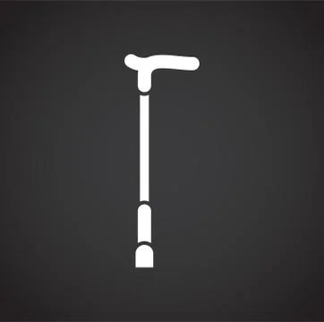 Human disability related icon on background for graphic and web design. Creative Stock Illustration