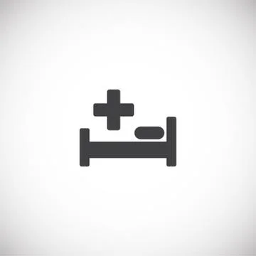 Human disability related icon on background for graphic and web design. Creative Stock Illustration