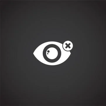 Human disability related icon on background for graphic and web design. Creative Stock Illustration