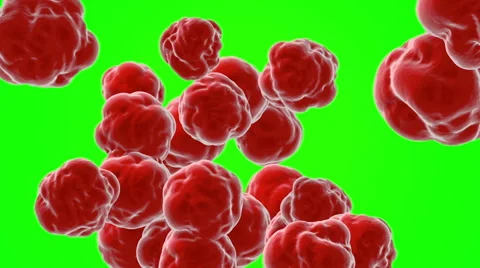 Human DNA cells. Realistic 3d animation. green screen Stock Footage 56449142