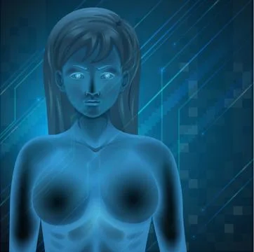 Human DNA Stock Illustration