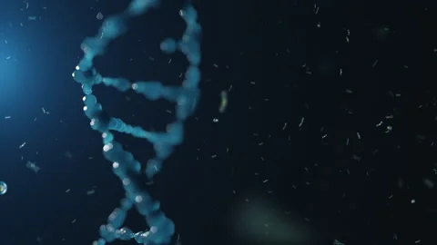 Human dna in space. background simulation on medicine Stock Footage 188766218