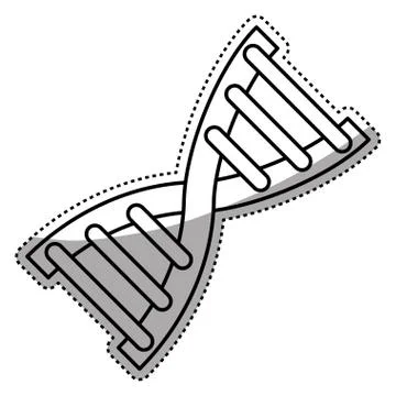 Human dna symbol Stock Illustration