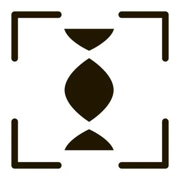 Human DNA Testing Icon Vector Glyph Illustration Illustrazione stock
