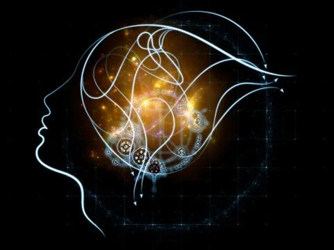 Human Dynamics Illustrazione stock