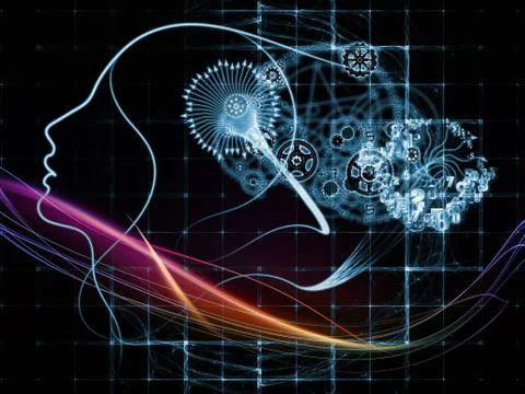 Human Dynamics Illustrazione stock