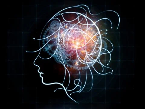 Human Dynamics Illustrazione stock