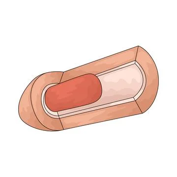 Human elbow illustration Illustrazione stock