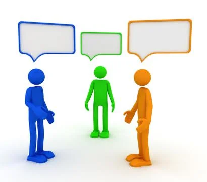 Human with empty box for message. Stock Illustration