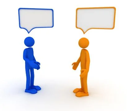 Human with empty box for message. Stock Illustration