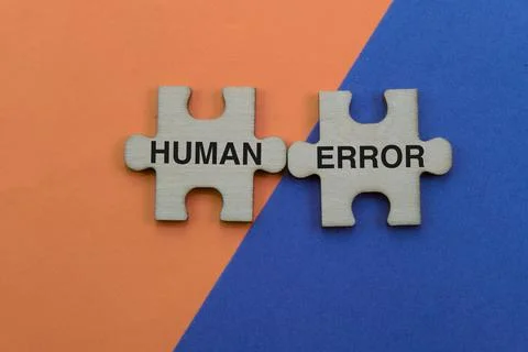 Human Error Puzzle Stock Photos