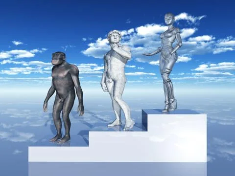 Human Evolution 스톡 일러스트