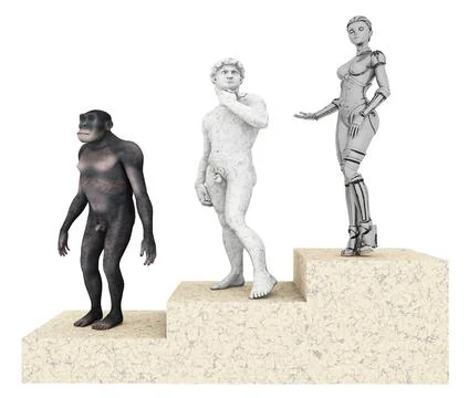 Human Evolution 스톡 일러스트