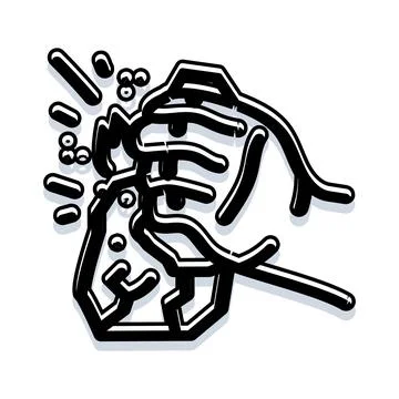 Human evolution symbol, abstract rendering progress concept Ilustración de archivo