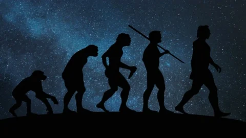 Human Evolution: Time Lapse by Night wit... | Stock Video | Pond5