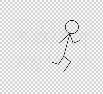 Human exercising with running, Drawing human Stock Illustration