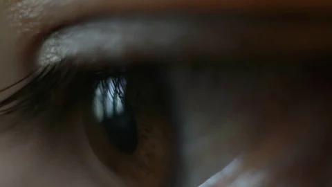 Human eye close up Stock Footage 74363273