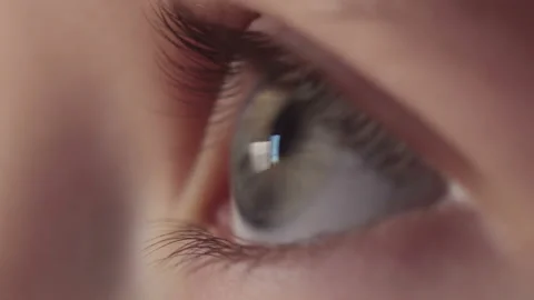 Human eye close up. Macro photography. 4k Stock Footage 168749957